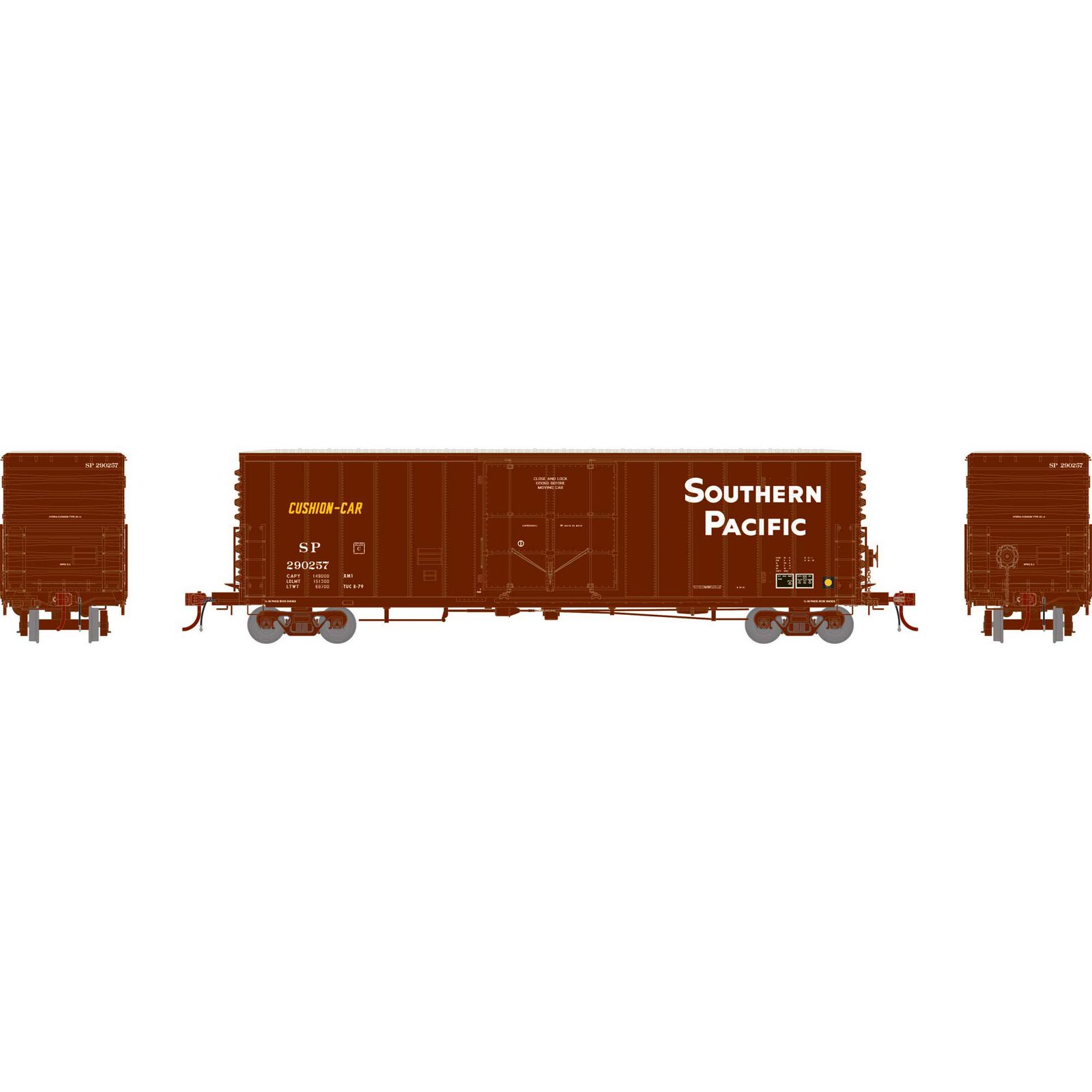 Southern Pacific 50' PC&F plug door boxcar #290257