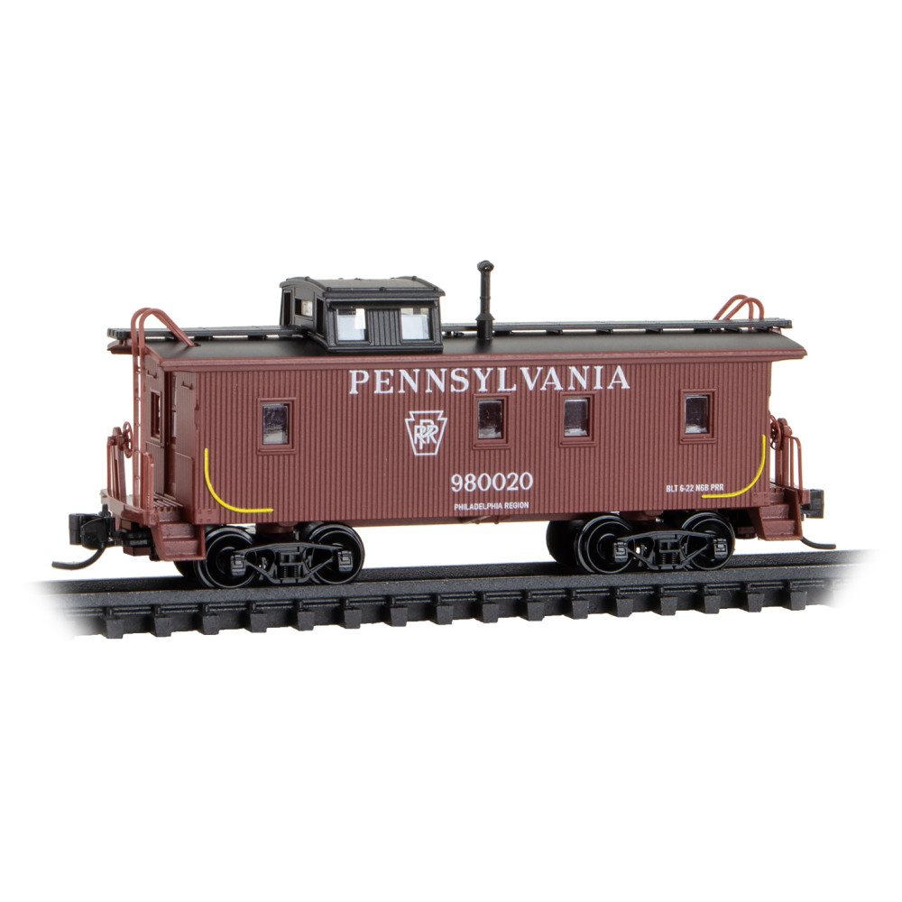 Pennsylvania Railroad 34' Wood Sheathed Caboose #980020