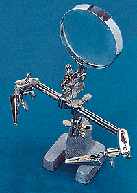 Twin Grip Holder With Magnifier