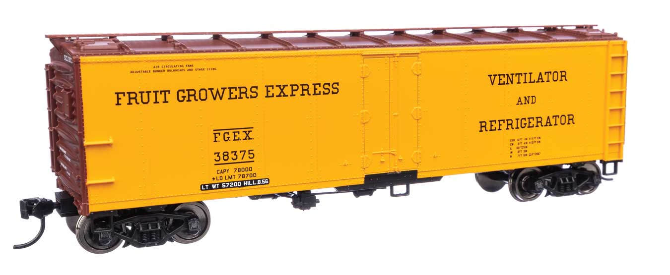Fruit Growers Express 40' Steel Reefer With Dreadnaught Ends #38375