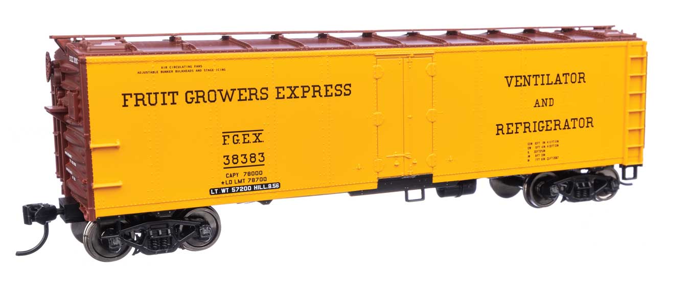 Fruit Growers Express 40' Steel Reefer With Dreadnaught Ends #38383