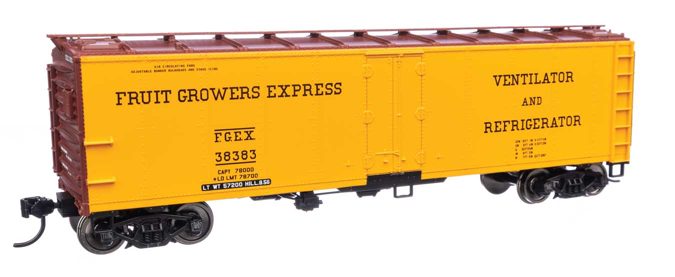 Fruit Growers Express 40' Steel Reefer With Dreadnaught Ends #38383