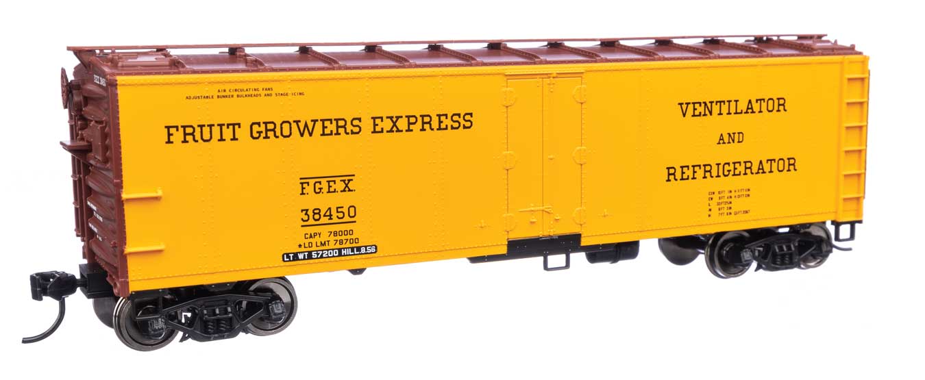 Fruit Growers Express 40' Steel Reefer With Dreadnaught Ends #38450