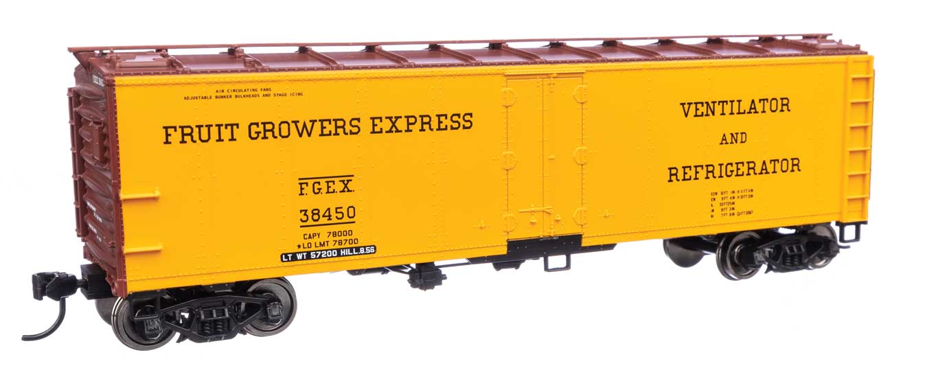 Fruit Growers Express 40' Steel Reefer With Dreadnaught Ends #38450