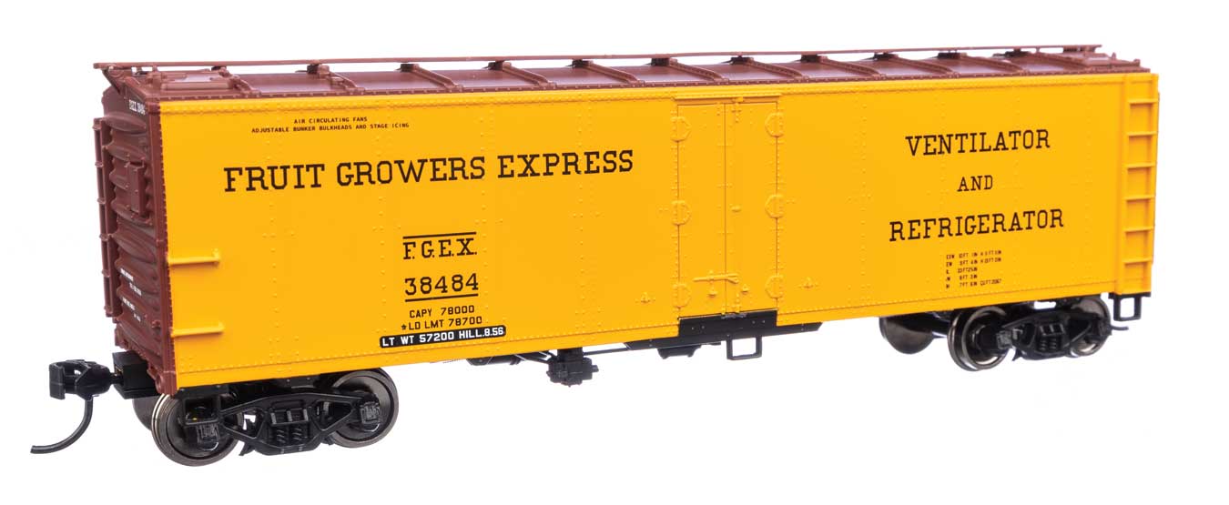Fruit Growers Express 40' Steel Reefer With Dreadnaught Ends #38484