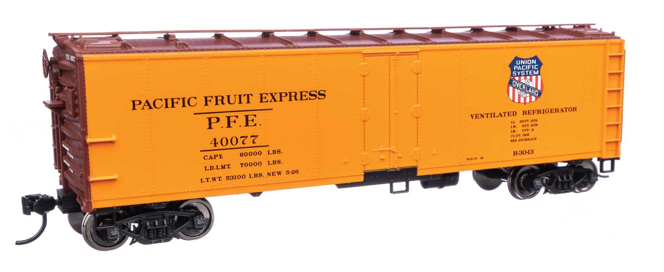 Pacific Fruit Express 40' Steel Reefer With Dreadnaught Ends #40077