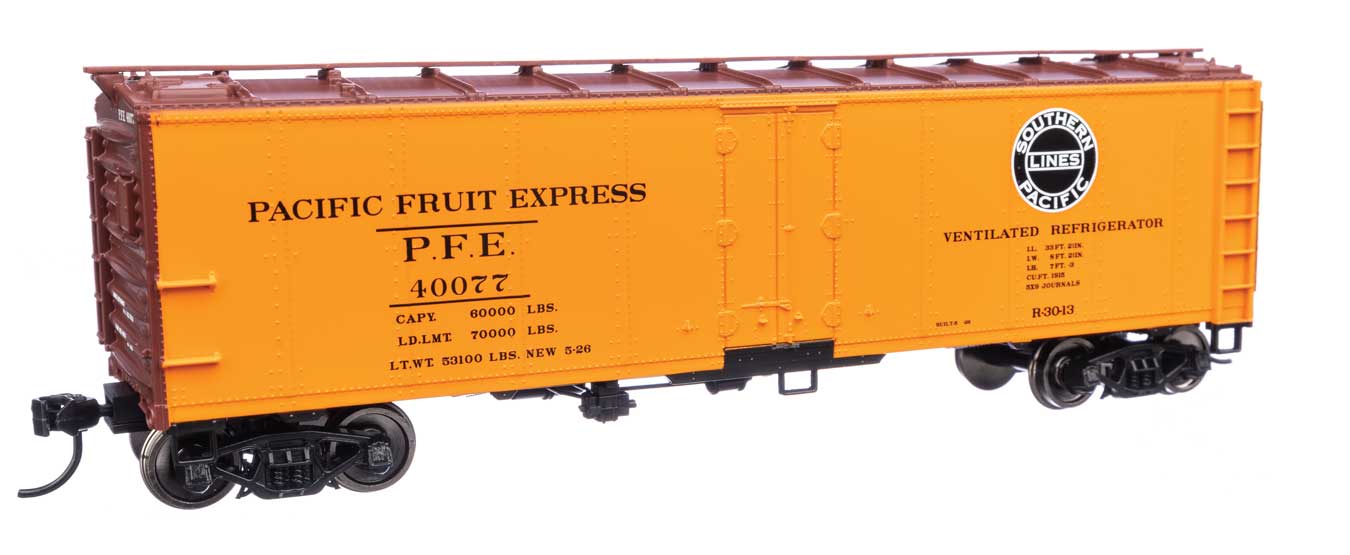 Pacific Fruit Express 40' Steel Reefer With Dreadnaught Ends #40077