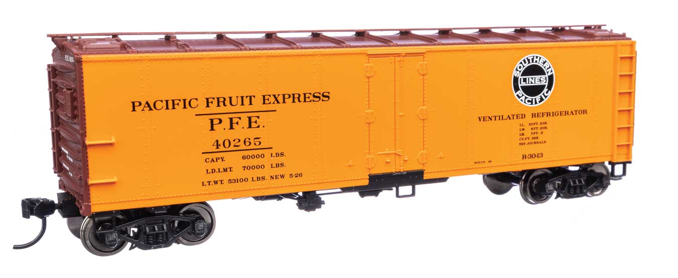 Pacific Fruit Express 40' Steel Reefer With Dreadnaught Ends #40265