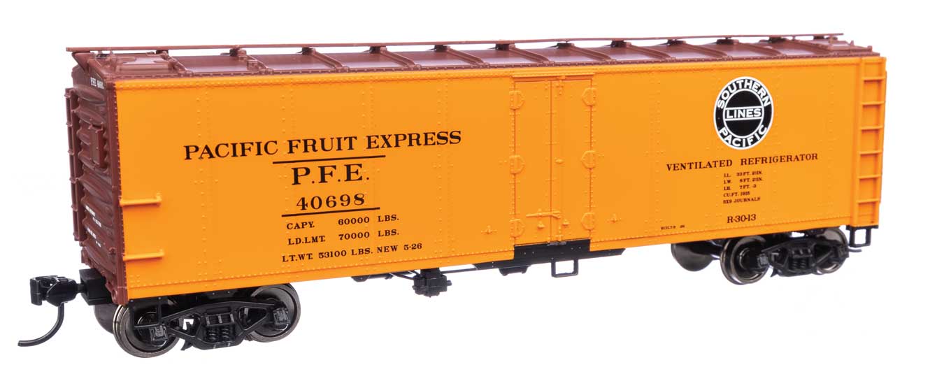 Pacific Fruit Express 40' Steel Reefer With Dreadnaught Ends #40698