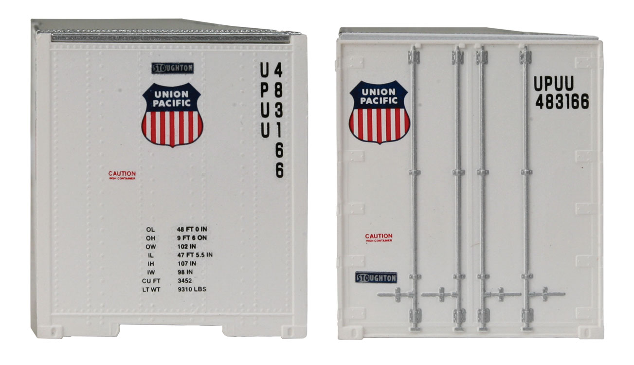 Union Pacific 48' Rib-Side 48' Container #483166