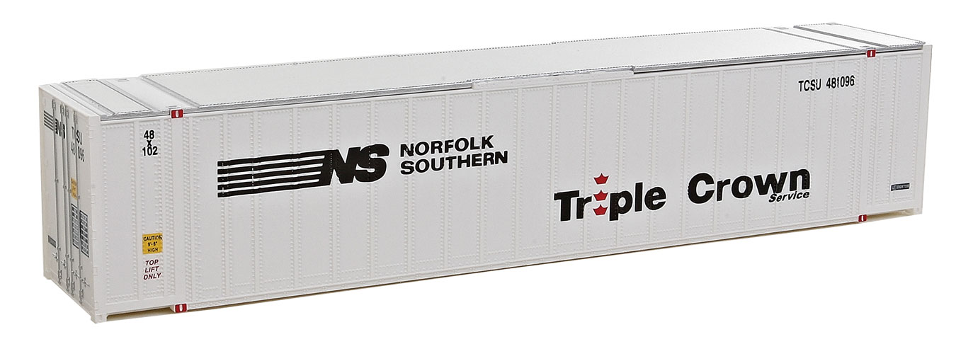 Norfolk Southern Triple Crown 48' Rib Side Container #481096