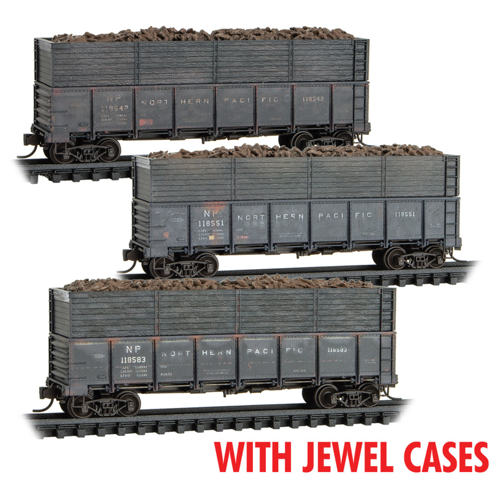 Northern Pacific Weathered 3-Pack With Sugar Beet Load