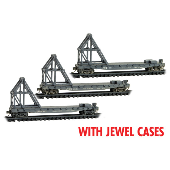 CSX/Ex-Clinchfield RR Weathered 3-Pack With Ice Breaker Load