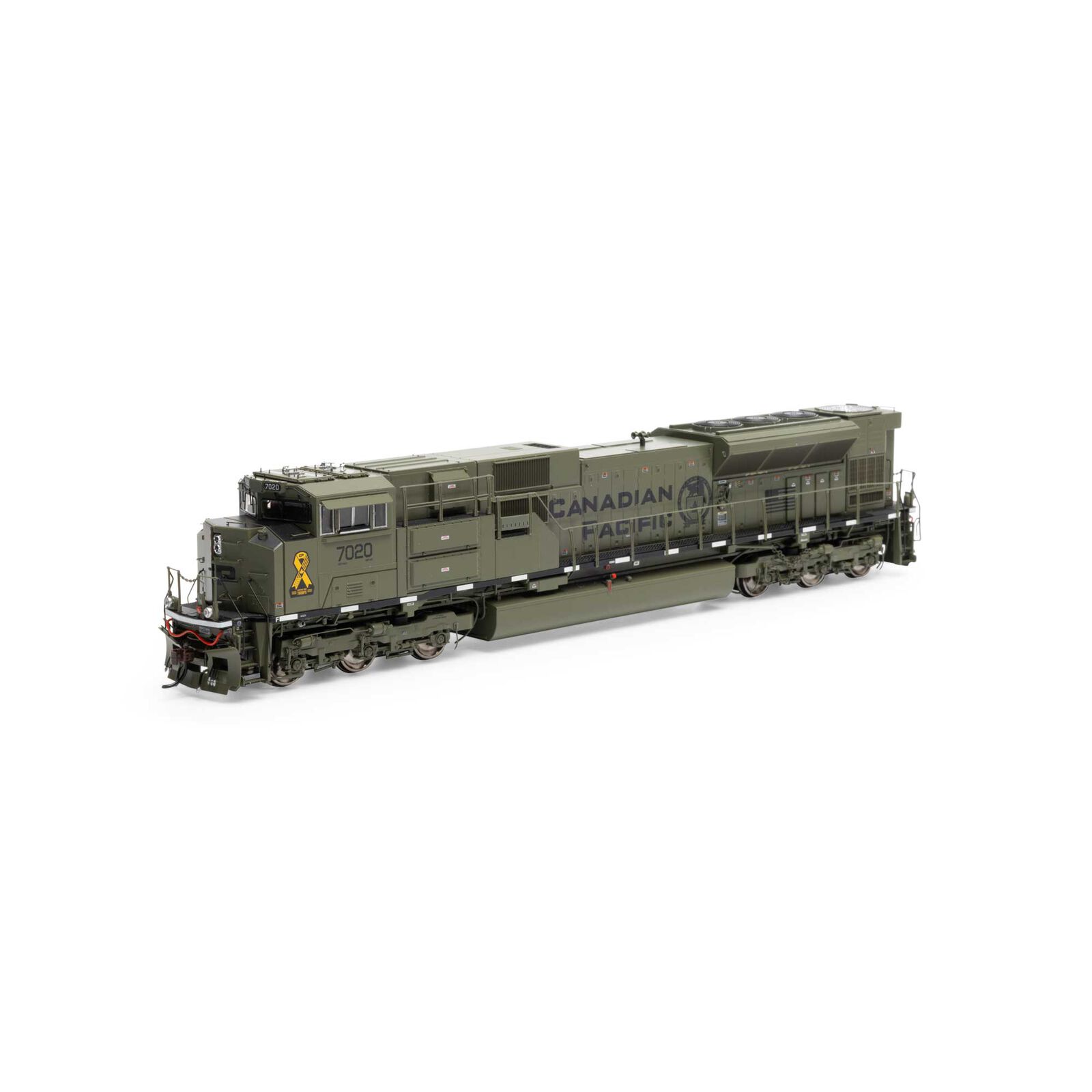 Canadian Pacific Military SD70ACU #7020 With Tsunami2