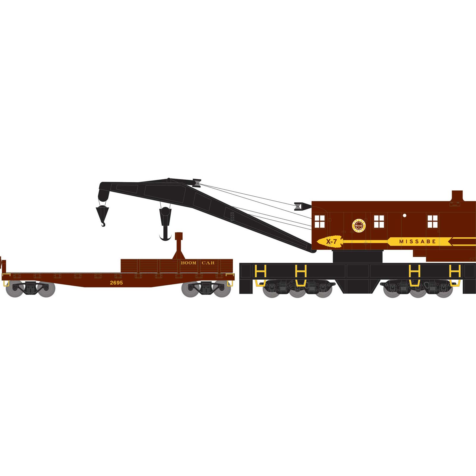 Duluth, Missabe & Iron Range 200-Ton Crane & Tender