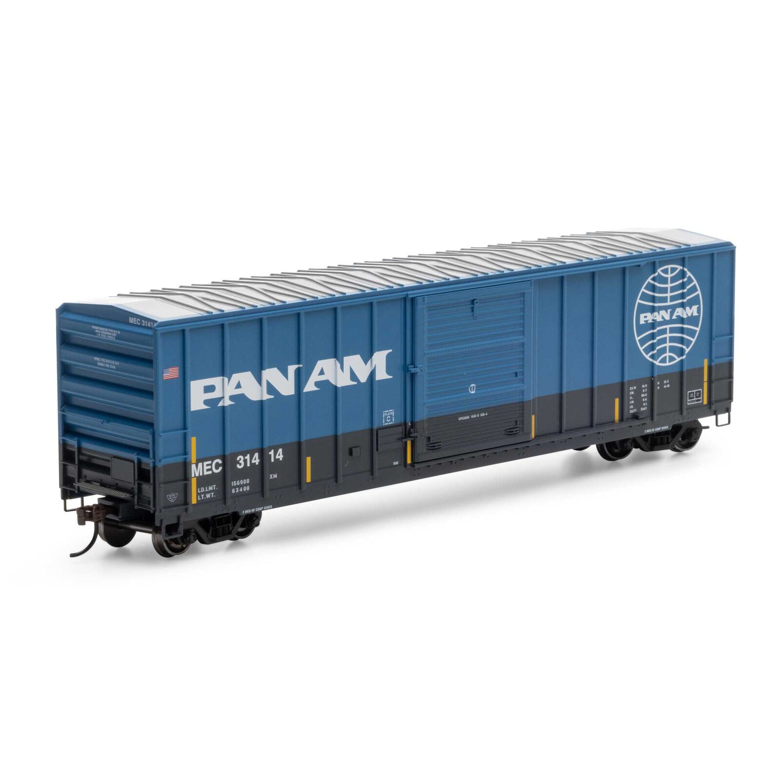 Pan Am Railways 50' FMC 5347 boxcar #31414
