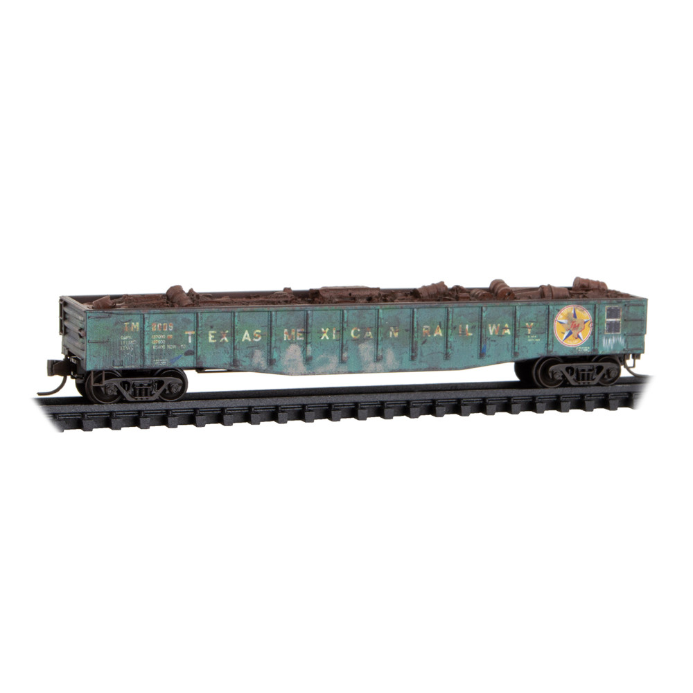 Texas Mexican Weathered 50' Steel Side Gondola #2009