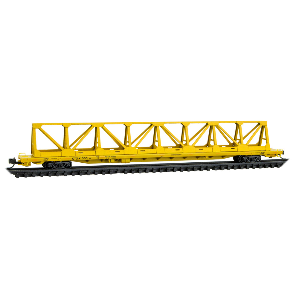 Cleveland Track Material Inc. 89' Flat Car With Flat Deck Load #005
