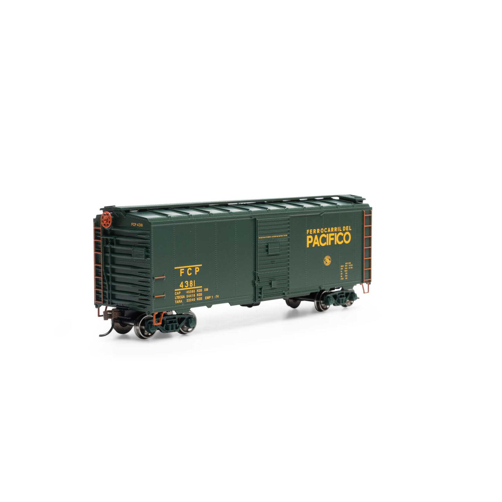 Ferrocarril Del Pacifico 40' Box Car-Youngstown Door #4381