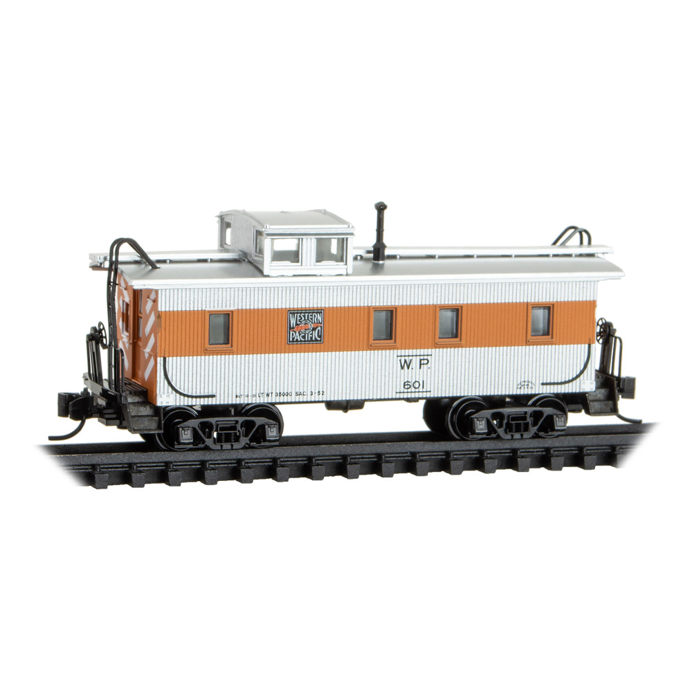 Western Pacific 34' Wood Sheathed Caboose With Straight Cupola #601