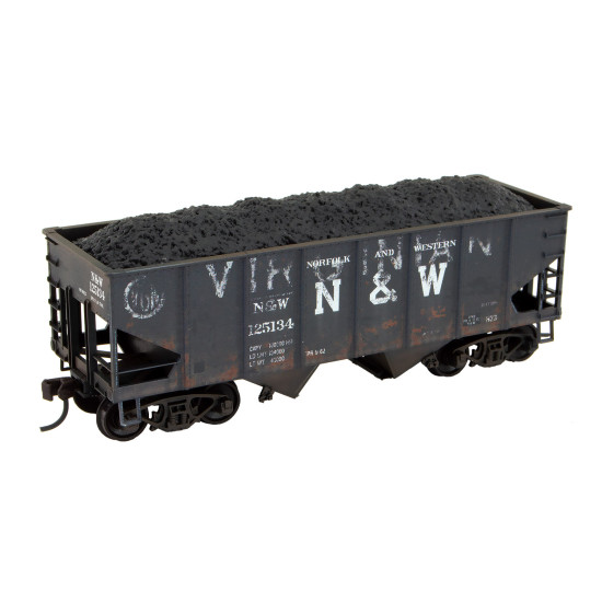 N&W/Ex-Virginian 33' Twin Bay Hopper #125134