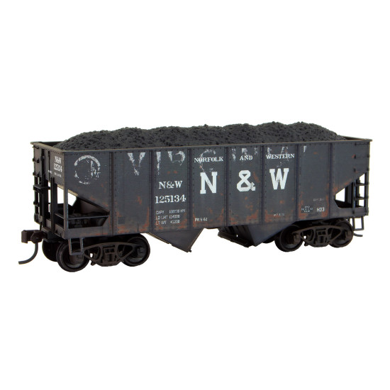N&W/Ex-Virginian 33' Twin Bay Hopper #125134