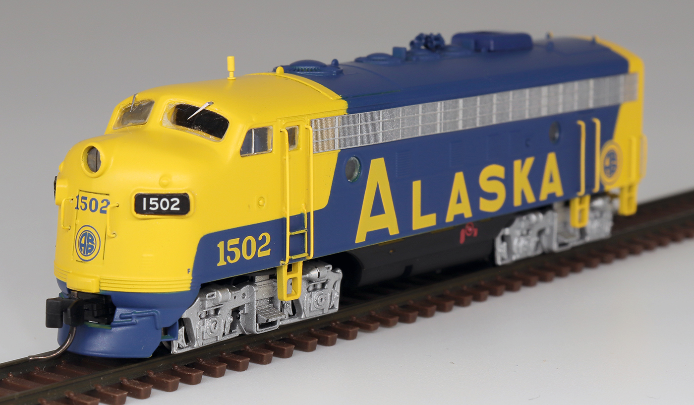 Alaska Railroad-Blue/Yellow F7A #1502 With ESU LokSound