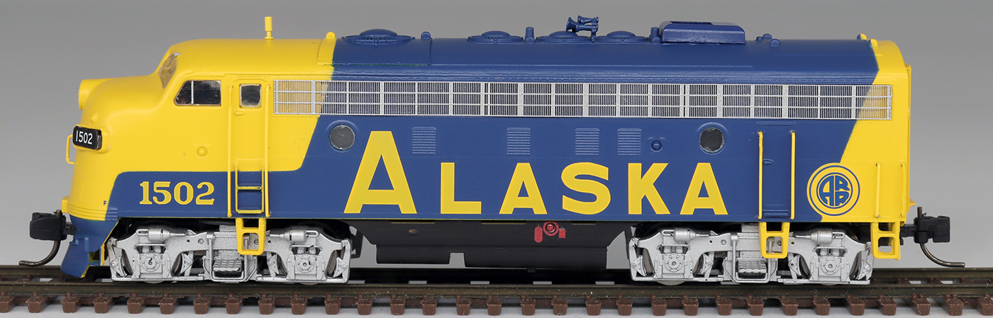 Alaska Railroad-Blue/Yellow F7A #1502 With ESU LokSound