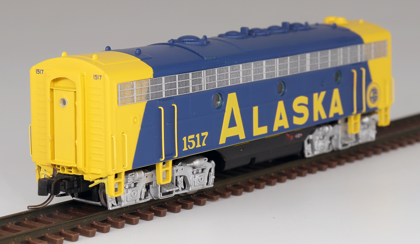 Alaska Railroad-Blue/Yellow F7B #1517 With ESU LokSound