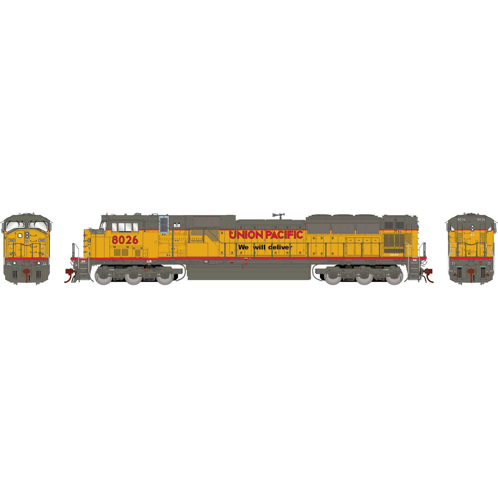 Union Pacific SD90MAC #8026 With Tsunami2
