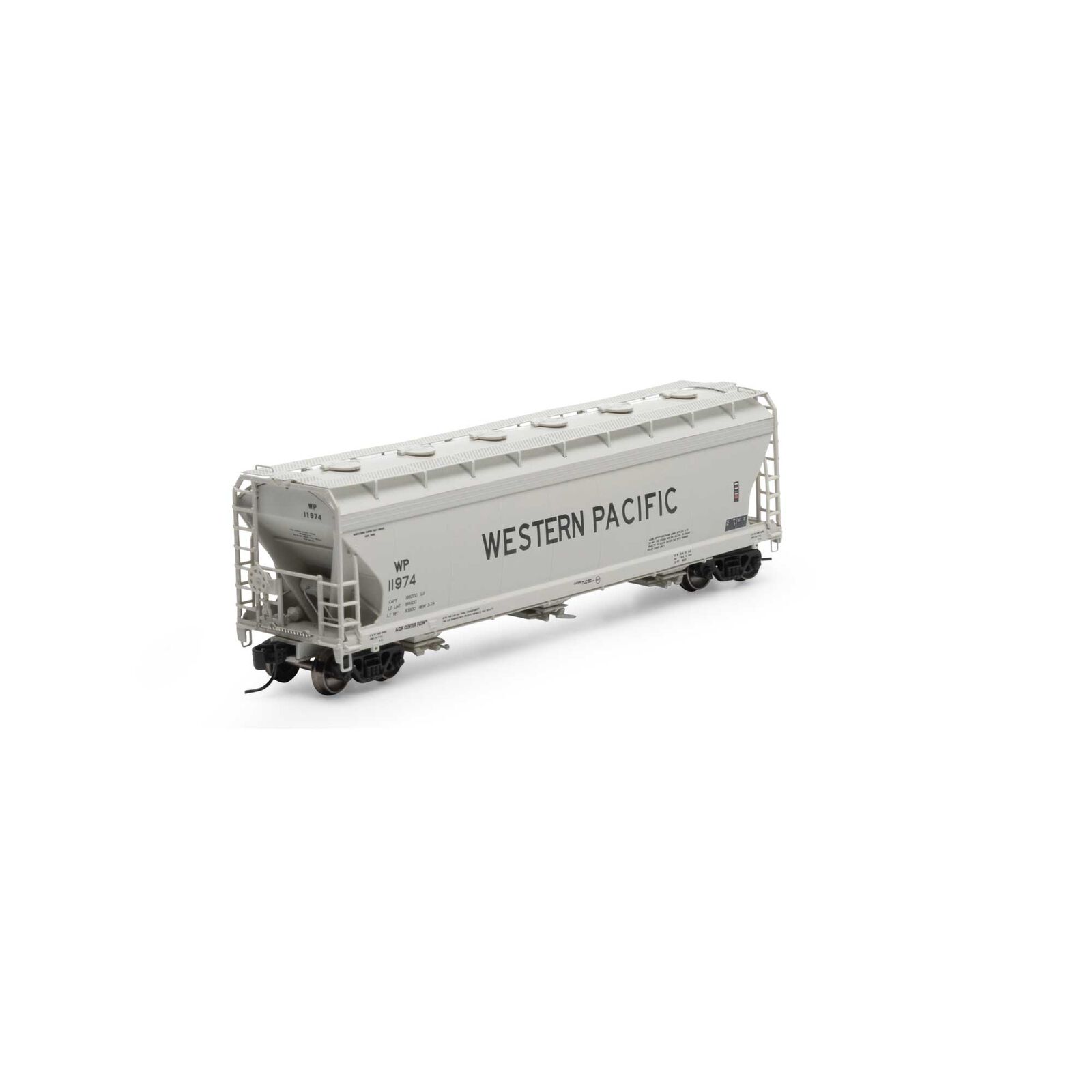 Western Pacific ACF 4600 Covered Hopper #11974
