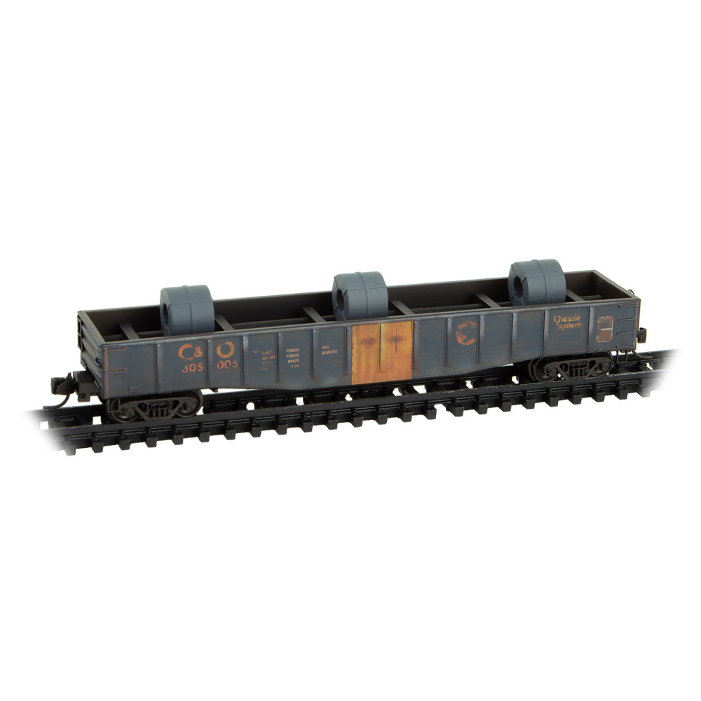 Chesapeake & Ohio Weathered 3-Pack With Coil Load
