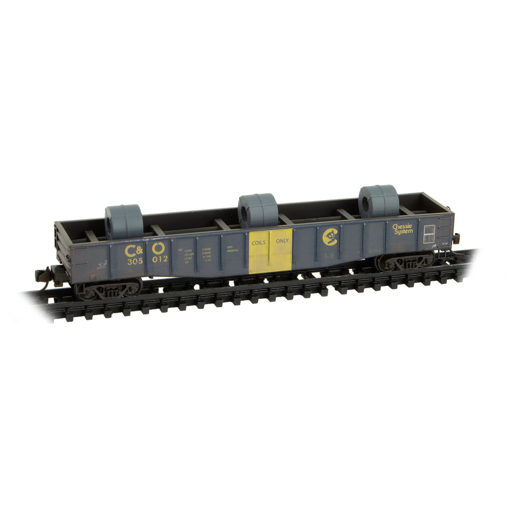 Chesapeake & Ohio Weathered 3-Pack With Coil Load