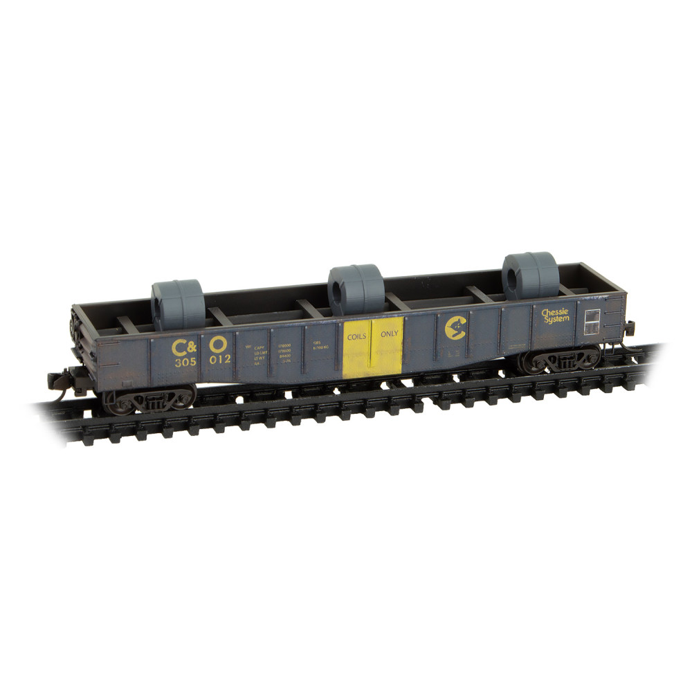 Chesapeake & Ohio Weathered 3-Pack With Coil Load