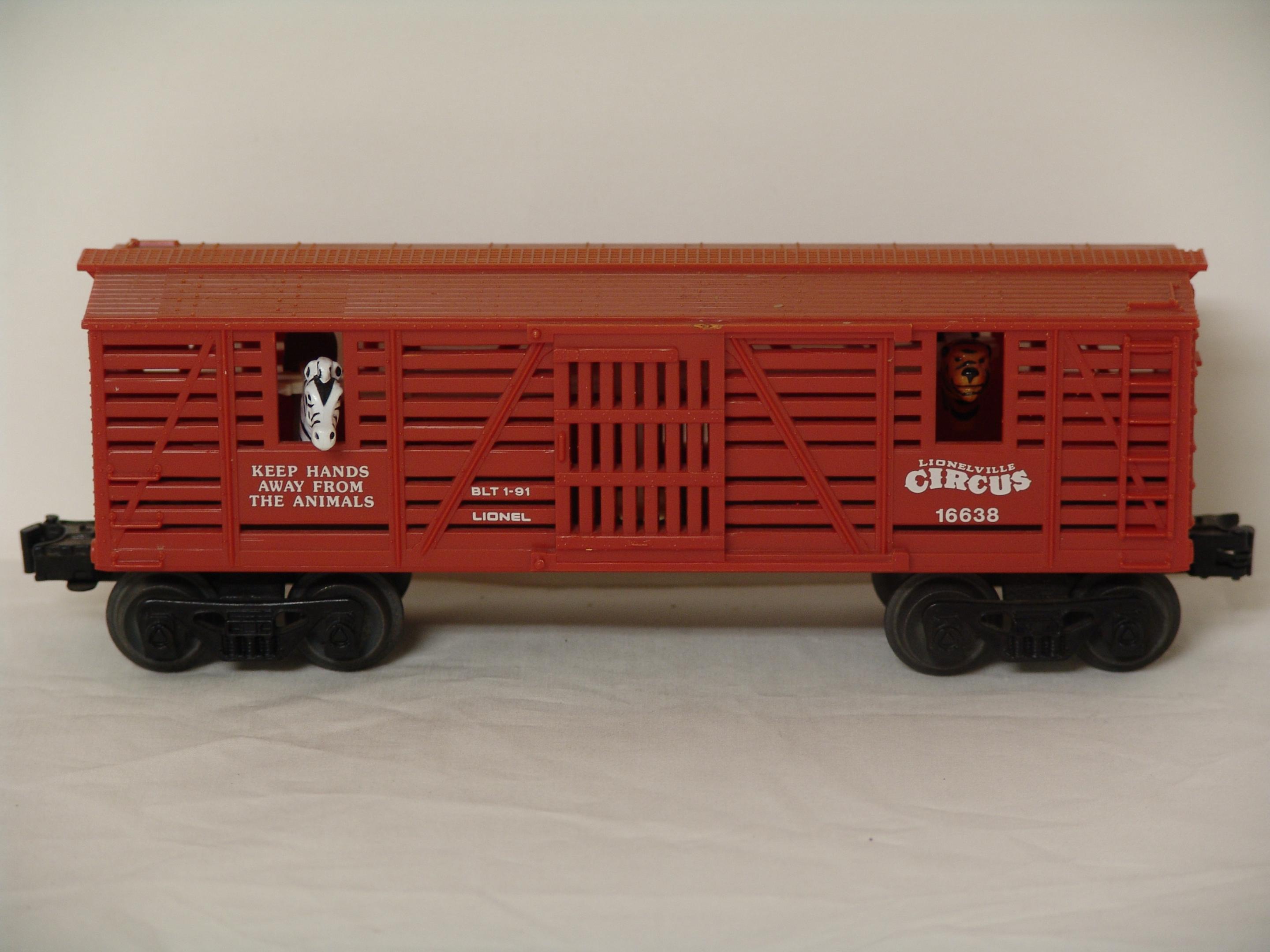 Lionelville circus animal car #16638 (used)