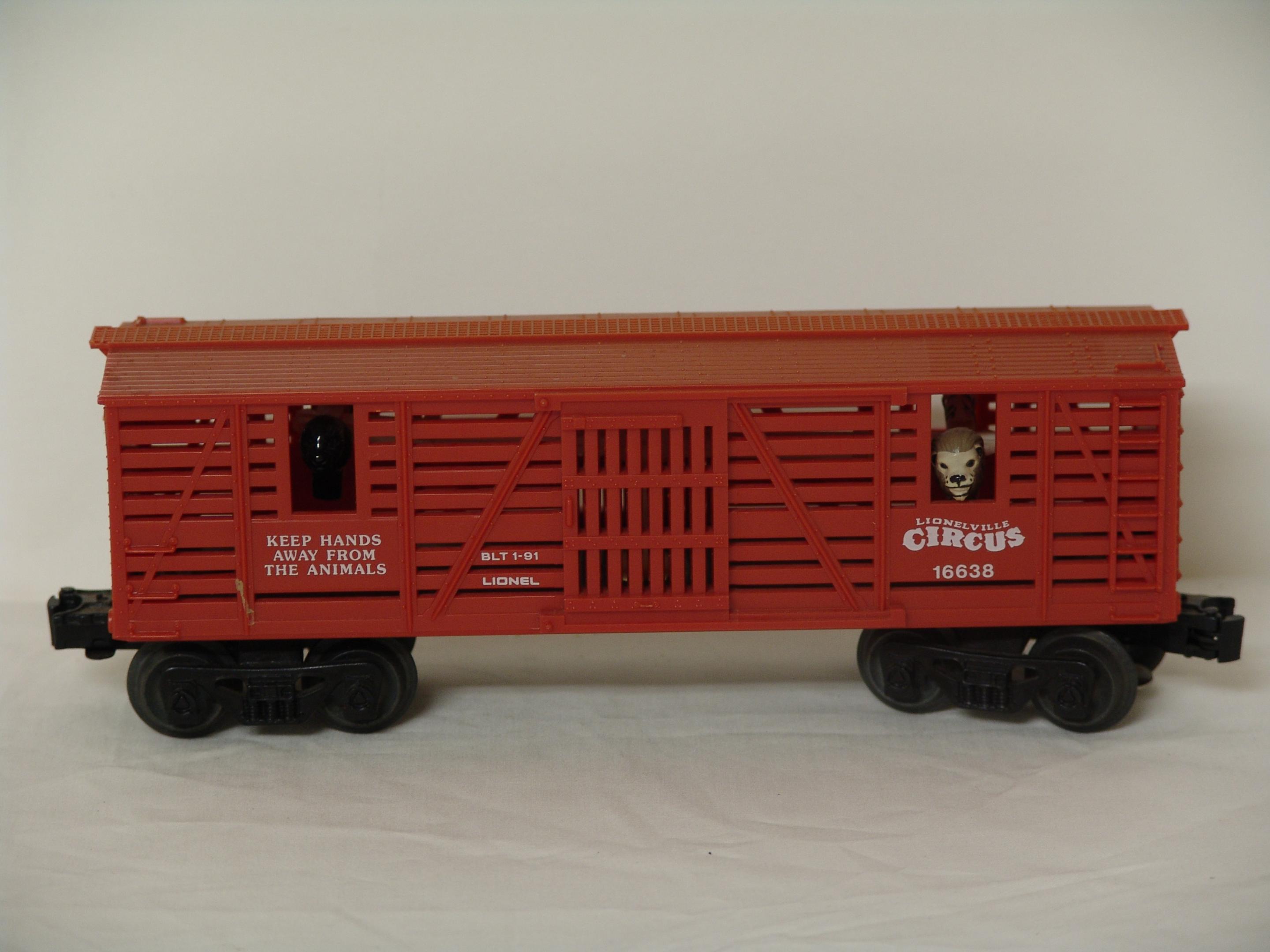 Lionelville circus animal car #16638 (used)