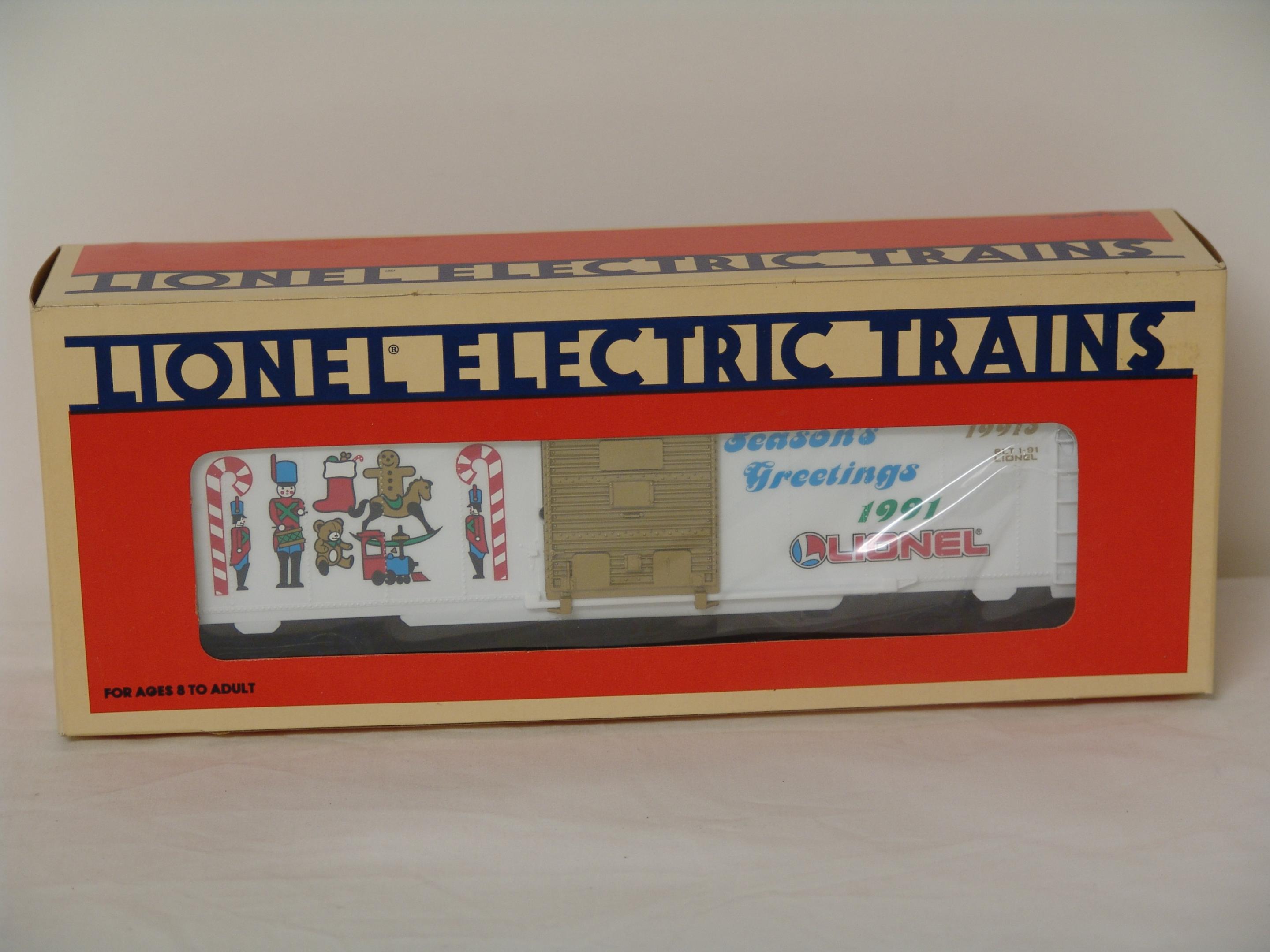 1991 O Gauge Christmas boxcar #19913 (used)