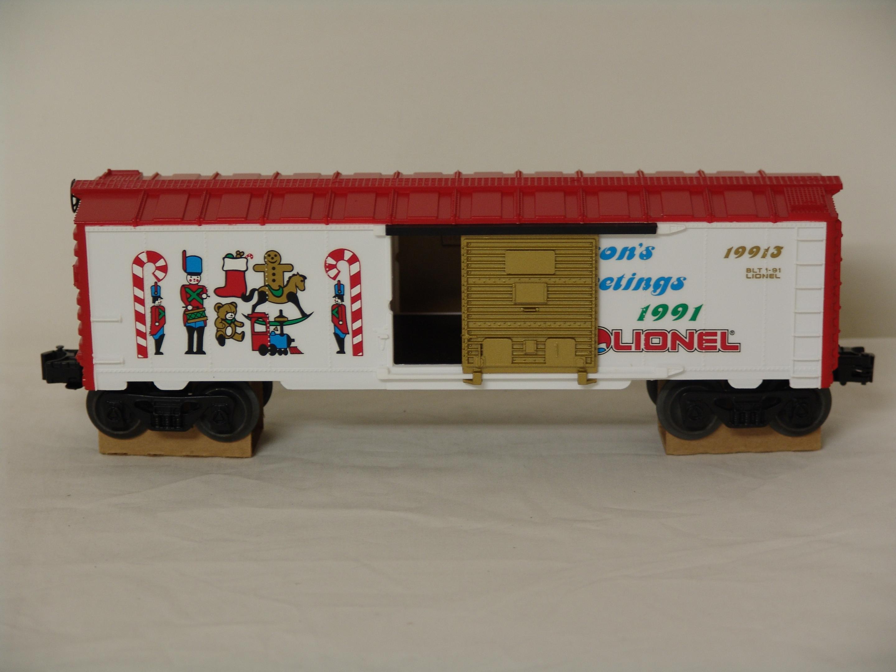 1991 O Gauge Christmas boxcar #19913 (used)