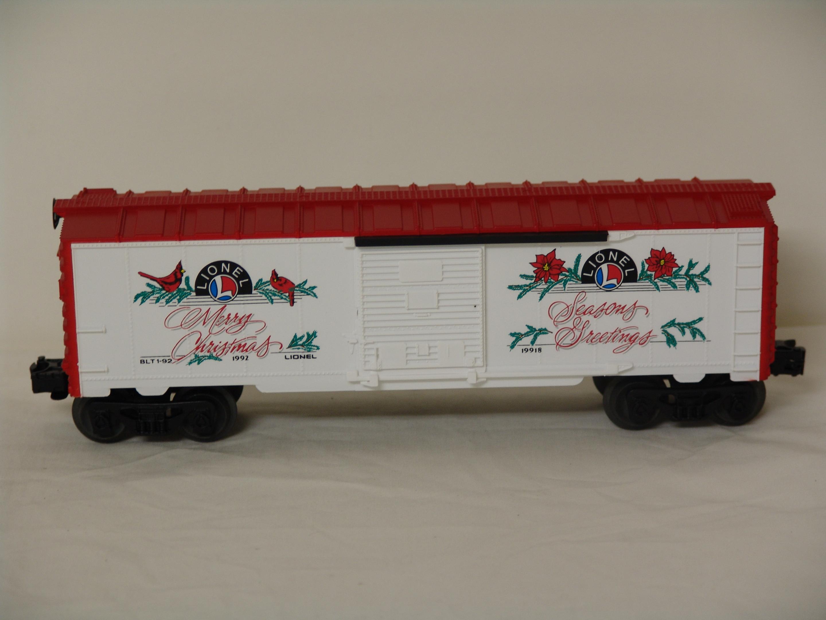 1992 O gauge Christmas car #19918 (used)