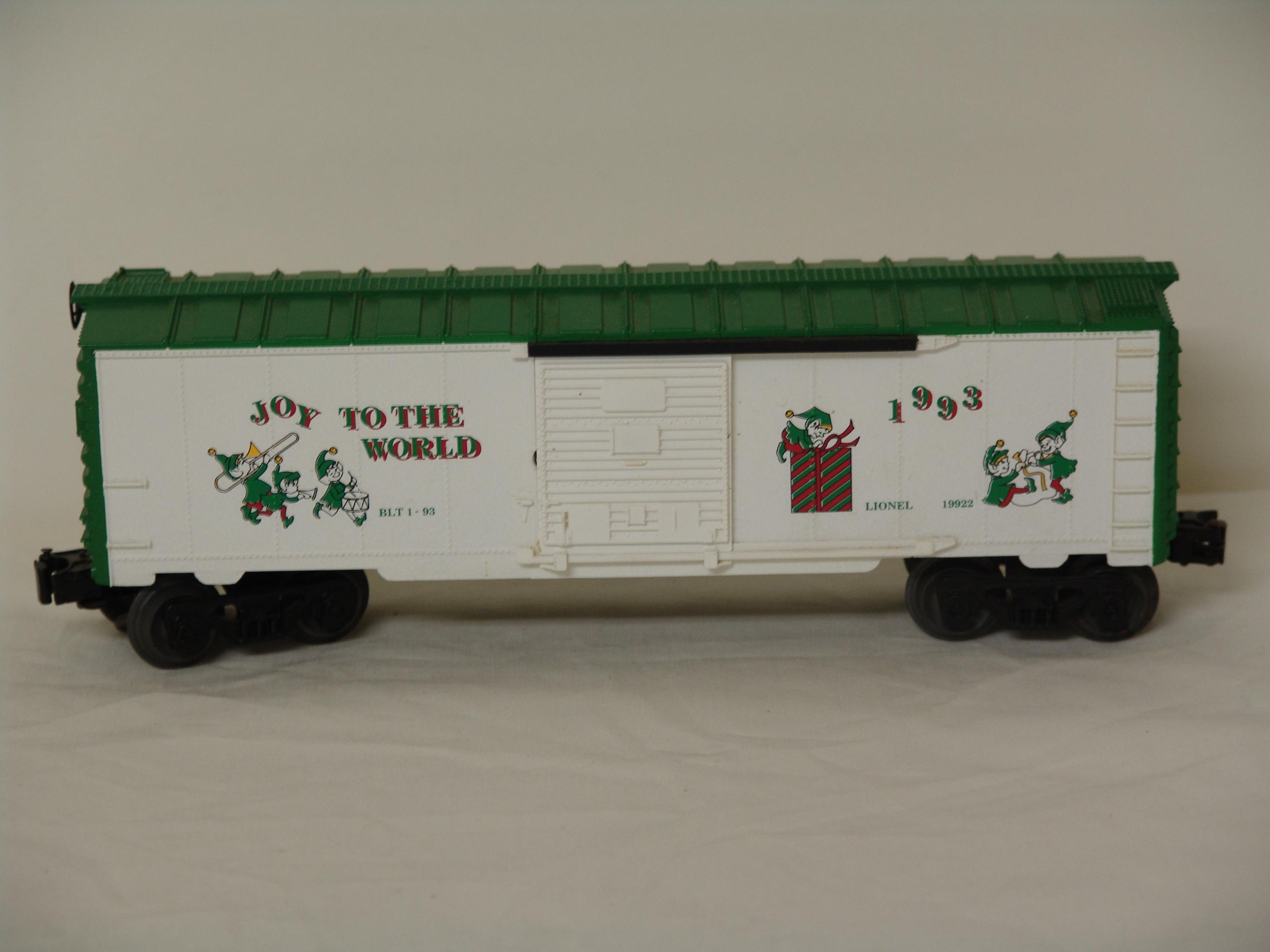 1993 O gauge Christmas boxcar #19922 (used)