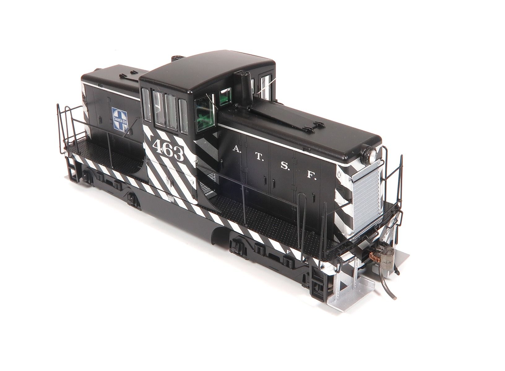 Santa Fe (Zebra Stripe Scheme) GE 44 Tonner #468 With ESU LokSound