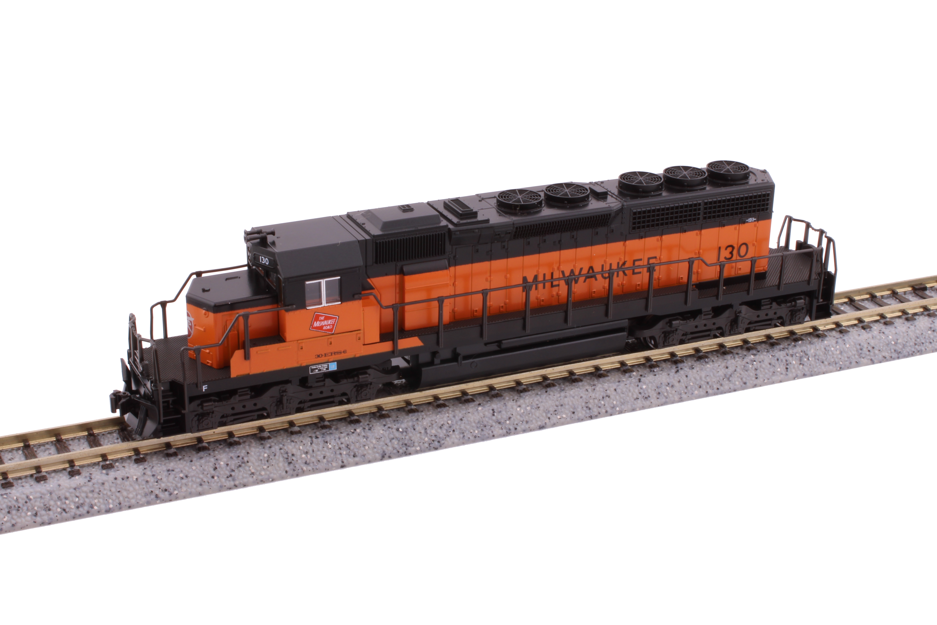 Milwaukee Road SD40-2 #130 With ESU LokSound