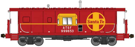 Santa Fe International Half Bay Window Caboose #999653