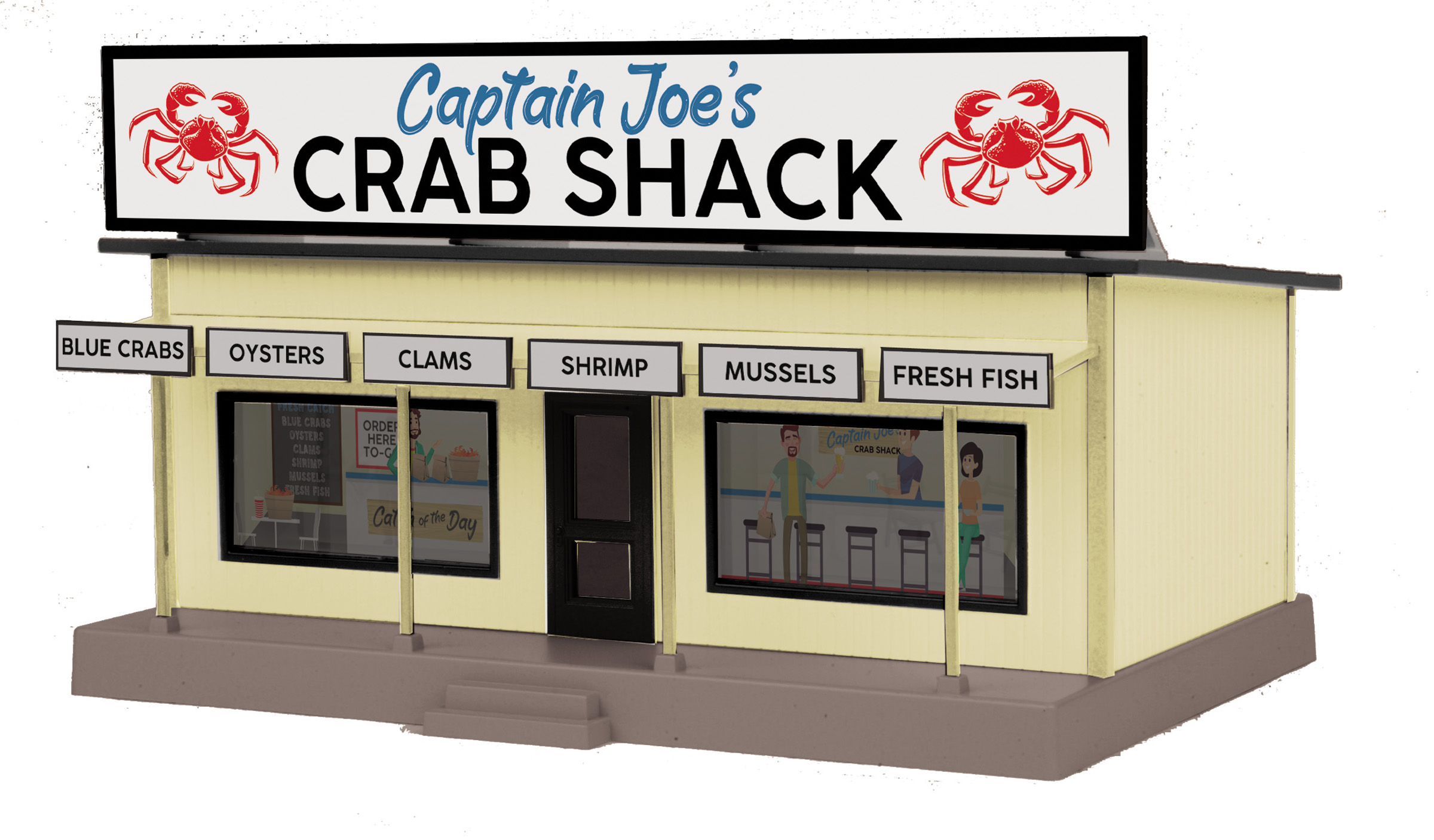 Captain Joe's Crab Shack road side stand