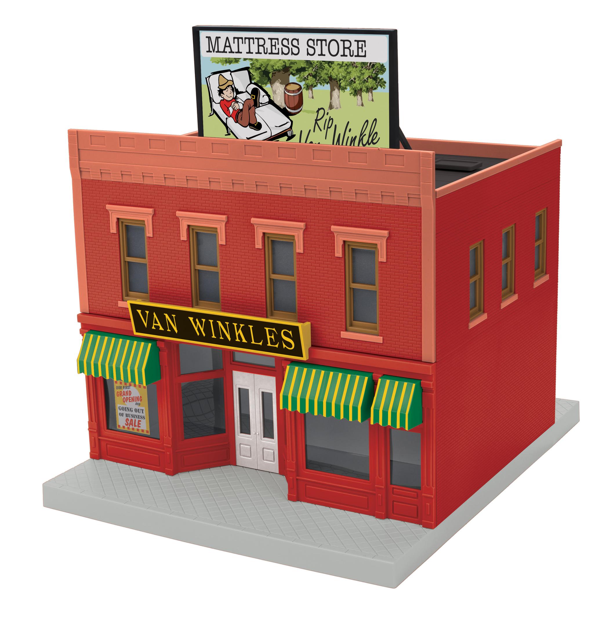 Rip Van Winkle Mattress Store 2-Story City Building 1