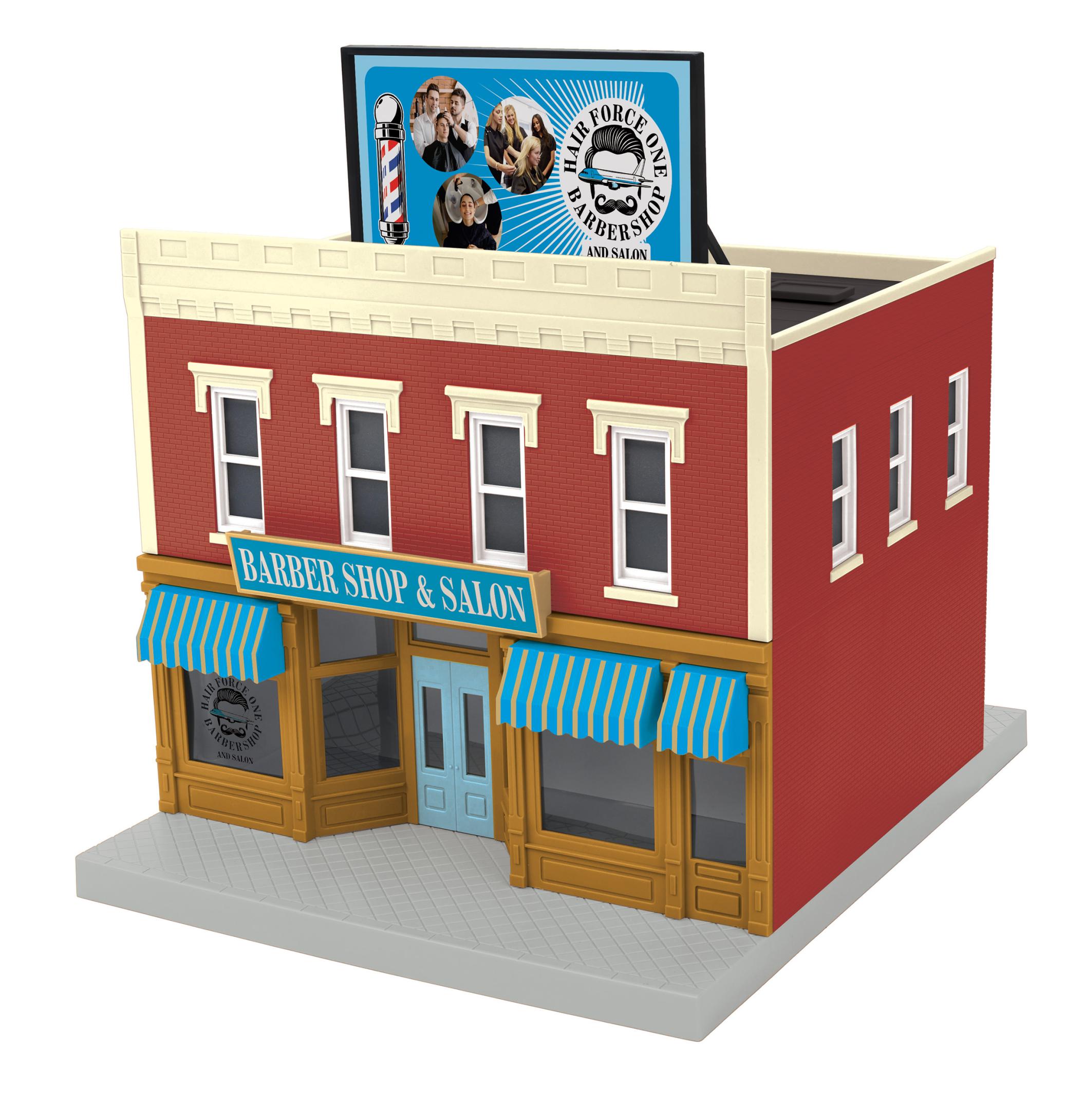 Hair Force One Barber Shop & Salon 2-Story City Building 1