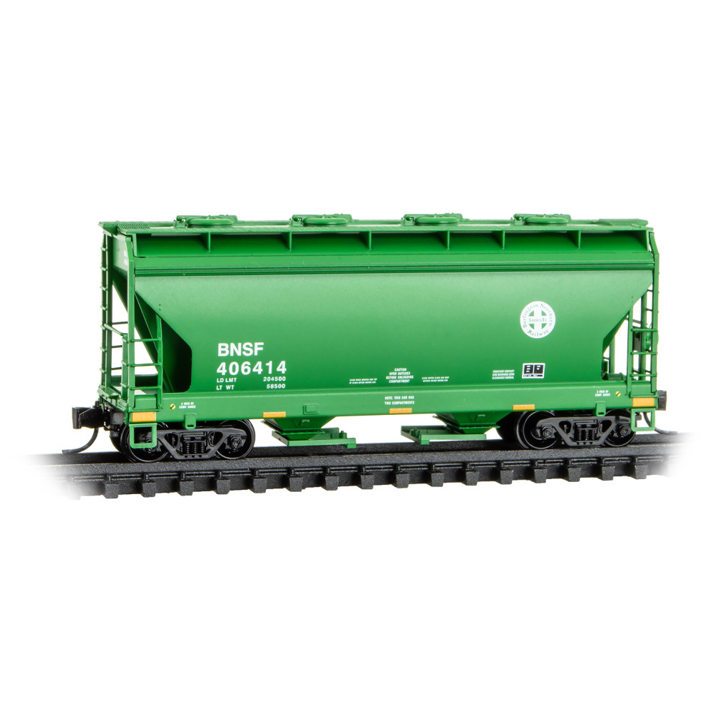 Burlington Northern Santa Fe 2-Bay Covered Hopper #406414