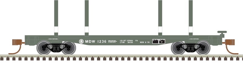 Boise Cascade 45' logging flatcar #1275
