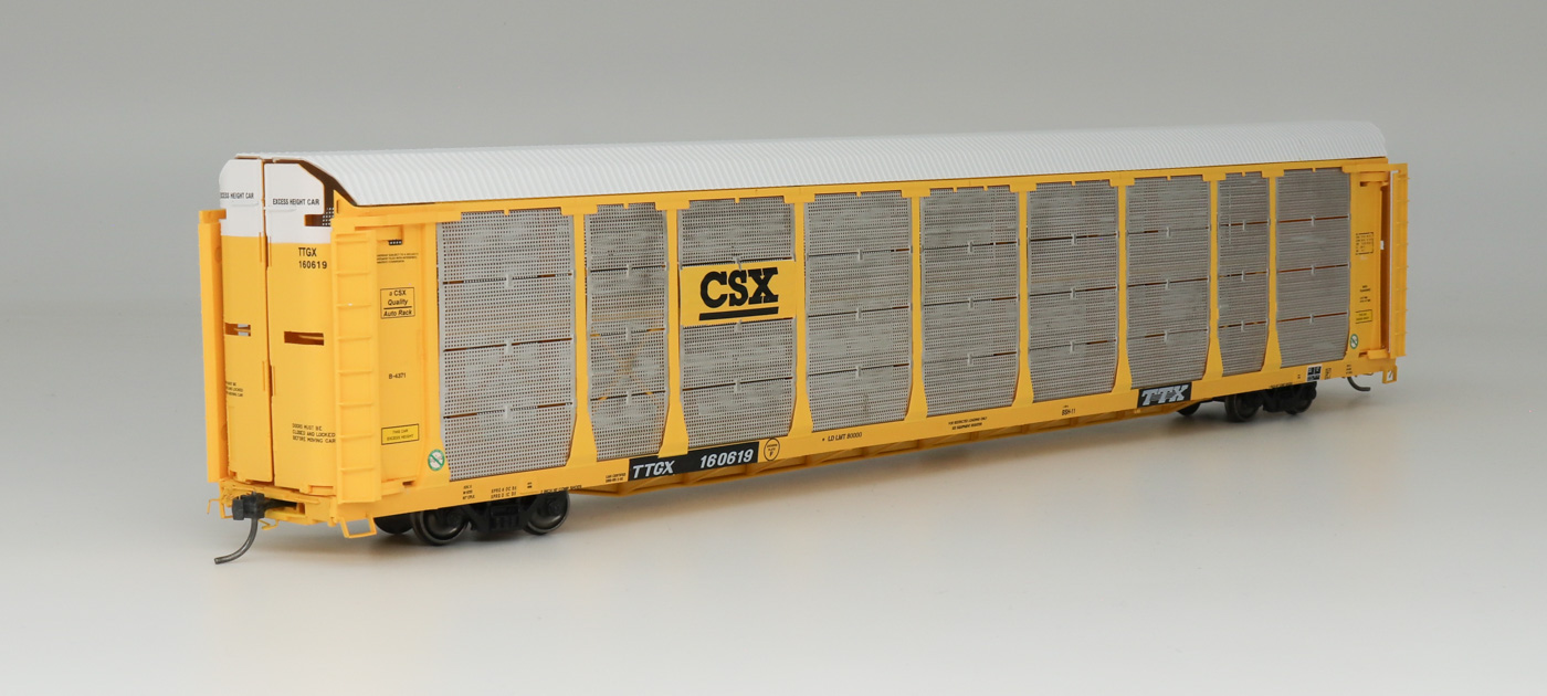 CSX bi-level auto rack (white roof) #160619
