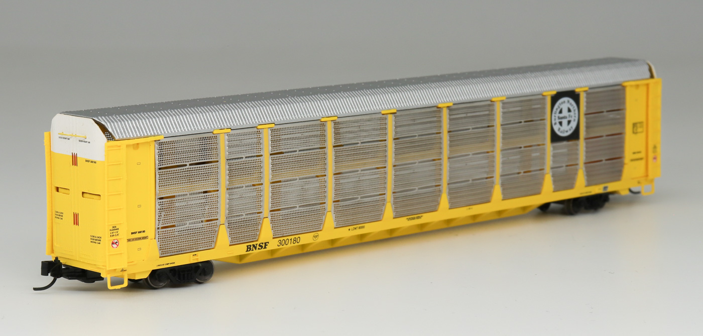 BNSF (black & white herald) bi-level auto rack car #300541